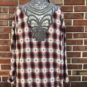 Nostalgia Boho Hippie Blouse Size M
